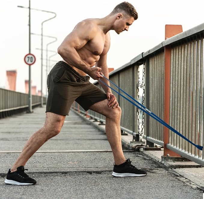 WIKDAY Resistance Bands for Working Out, Exercise Bands, Workout Bands, Pull Up Assistance Bands for Body Stretching Training Physical Therapy Muscle Training for Men & Women