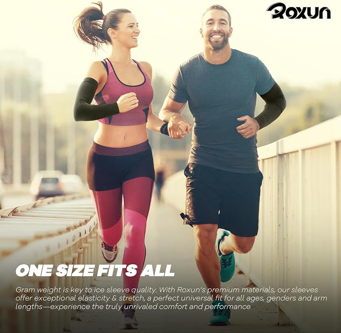 ROXUN Arm Sleeves Cooling UV Sun Protection Sport Compression for Men Women | UPF50,Seamless cover arms,Tattoo-covering,Lightweight & breathable,daily wear,Outdoor work,Basketball Baseball,Mangas