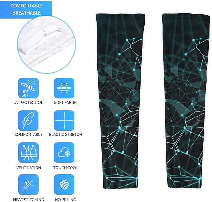 Marble Sports Compression Arm Sleeves for Men & Women - Youth Arm Sleeve Baseball Volleyball Sleeves & Basketball Sleeve