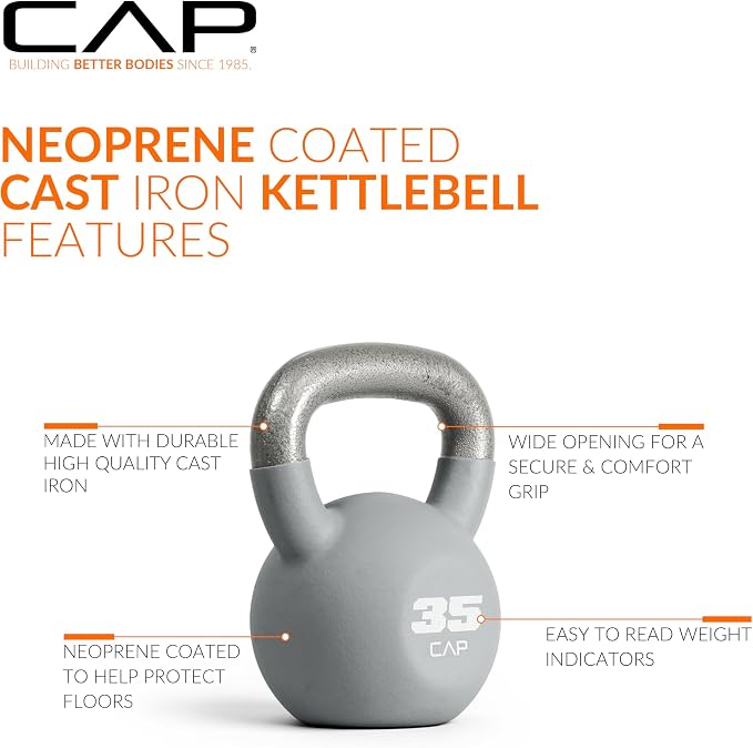 CAP Neoprene Coated Kettlebells - Multiple Sizes