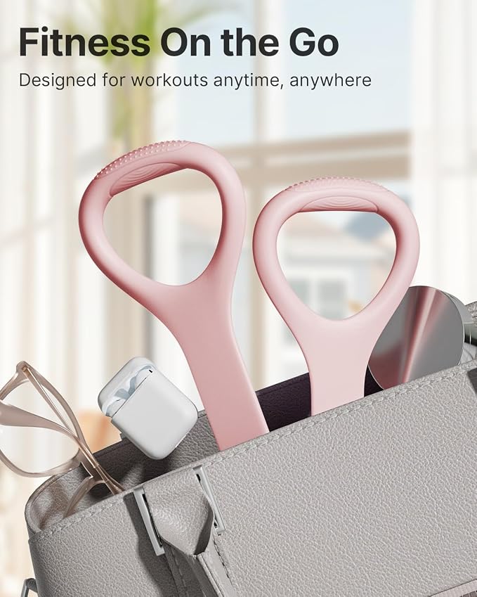 YOTTOY Figure 8 Resistance Band, Elastic Resistance Band with Comfortable Handles for Home Workout, Physical Therapy, Arm, Leg & Glute Training
