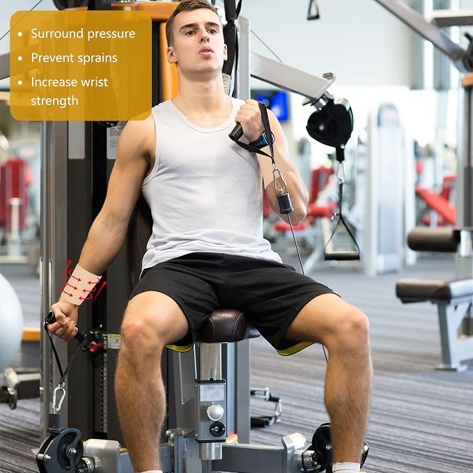 SATINIOR 2 Pairs Compression Wrist Sleeve Compression Wrist Brace Wrist Supports Wrist Wraps Elastic Wristbands for Men and Women Tennis, Tendonitis, Carpal Tunnel (Beige, X-Large)