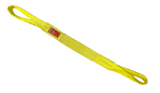 Kennedy Wire Rope & Sling Company 3inches x 4' 2-Ply Twist Eye Polyester Lifting Sling (Various Sizes in Listing) Made in The USA