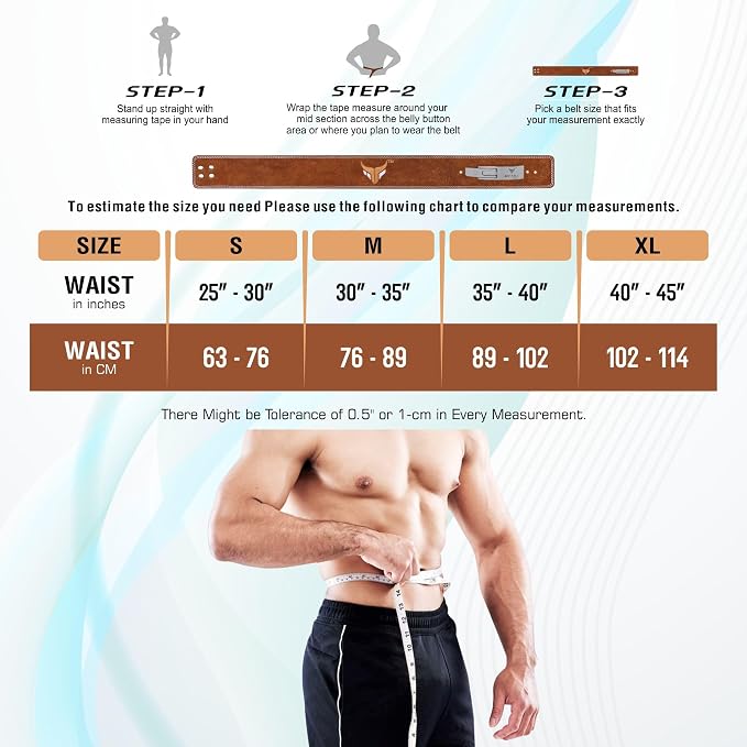 Mytra Fusion Weight Lifting Belt for Men and Women Gym Belt 10MM Thick and 4" wide 100% Genuine Leather Workout Belt for Weightlifting, Powerlifting, Gym, Training and Bodybuilding