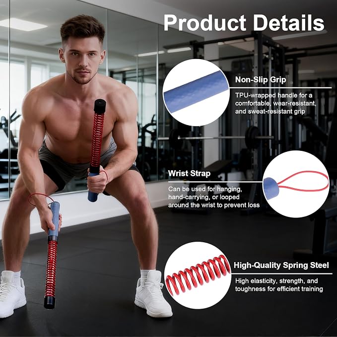 ASIEIT Upgraded Ropeless Battle Rope for Home Gym, Adjustable Weight Battle Ropes for Advanced Fitness Training, Portable Workout Ropes for Athletes, Boxers, Fitness Beginners, Burn Fat