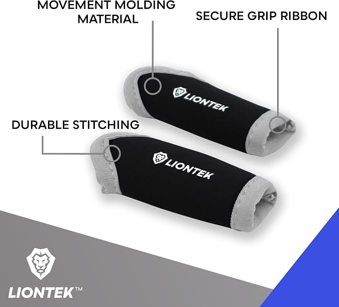 Single Finger Sleeve Pair - Sports Compression Finger Sleeve for BJJ, MMA, Basketball, Weight Lifting, and More