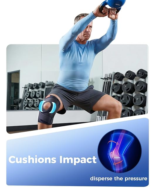 Medical Knee Brace for Women & Men,Knee Support with Side Stabilizers | Adjustable V-Straps,Anti-Slip for Knee Pain,Meniscus Tear,ACL,MCL, Arthritis,Patella Stability and Injury Recovery