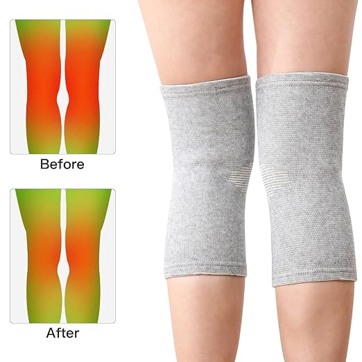 Onecompress - One compress Premium Bamboo Knee Sleeve 2-pack Original(Large(76-91KG))
