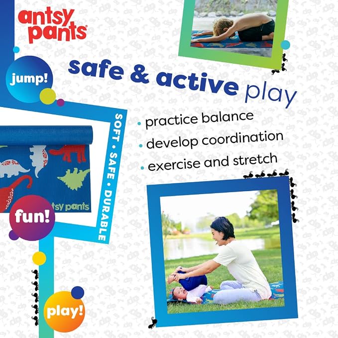 Antsy Pants Yoga Mat for Stretching and Yoga