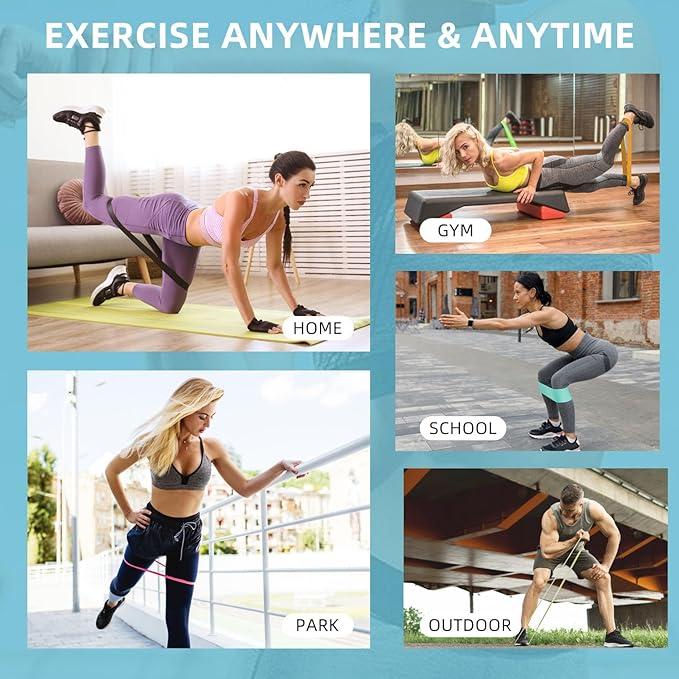 Resistance Bands, Pull Up Bands, Pull Up Assist Band Exercise Bands for Men & Women Working Out, Body Stretching, Physical Therapy, Muscle Training