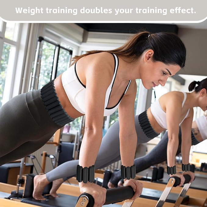 BBK Up to LBS Adjustable Weighted Belt For Women and Men, Weighted Walking Exercise Belt for Gym, Strength Training, Wrist & Ankle