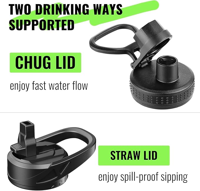 EALGRO 40 oz Glass Water Bottle with Straw, Large Sports Water Jug | Motivational Water Bottle with Time Marker and Silicone Sleeve, Flask Cup with Handle for Travel, Gym, Hiking, School, Navy