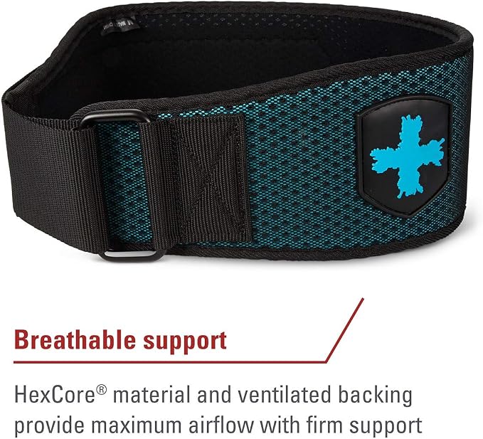 Harbinger Weightlifting Belt - Red, 4.5 Inch, Small