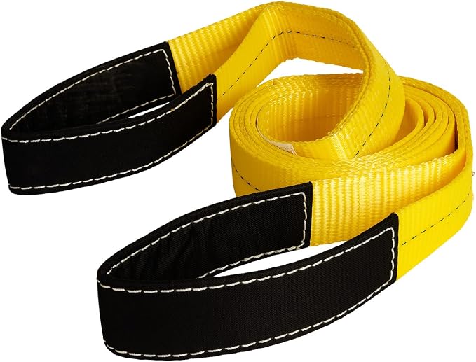 Keeper - 12’ x 2" Performance Engineered Cargo and Load Lift Sling with Flat Loops - Type 3, Class 7 Rated Cargo Sling