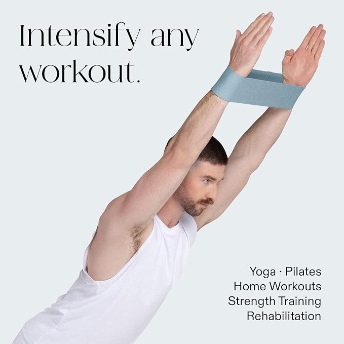 Bala Bands Resistance Bands, Non-Slip Fabric Exercise Bands | Non-Slip Ankle, Legs, Glutes & Booty Bands, Women & Men - Loop Workout Bands for Yoga, Pilates & Strength Training