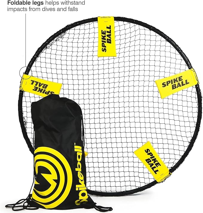 Spikeball 3 Ball Original Roundnet Game Set - Includes 3 Balls, net and Bag