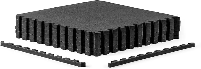 CAP Puzzle Exercise Mats | 1/2” Thick EVA Interlocking Foam Tiles for Home Gym Flooring | Multiple Options