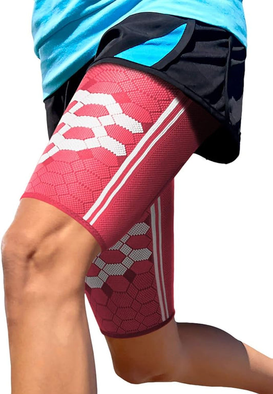 Sparthos Thigh Compression Sleeves, Quad Wrap, Hamstring Brace