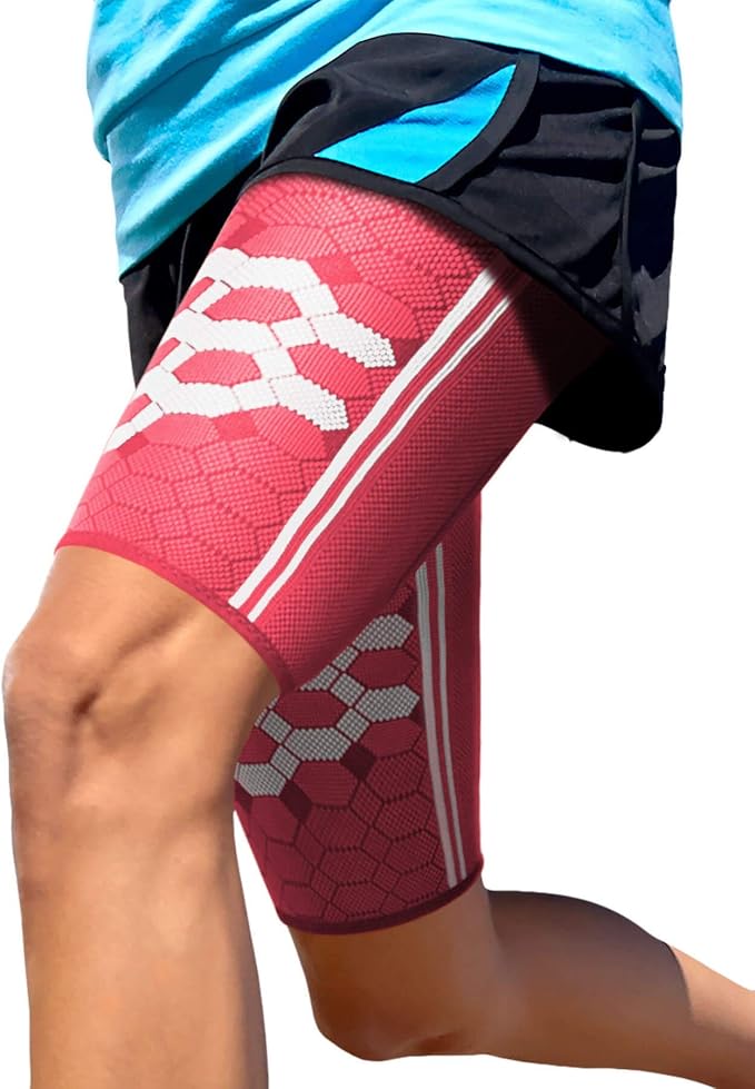 Sparthos Thigh Compression Sleeves, Quad Wrap, Hamstring Brace