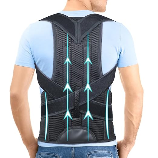 Posture Corrector for Men and Women - Back Brace Full Back Support Straightener for Hunchback - Upper and Lower Lumbar to Relieve,Small(24-29 Inches)