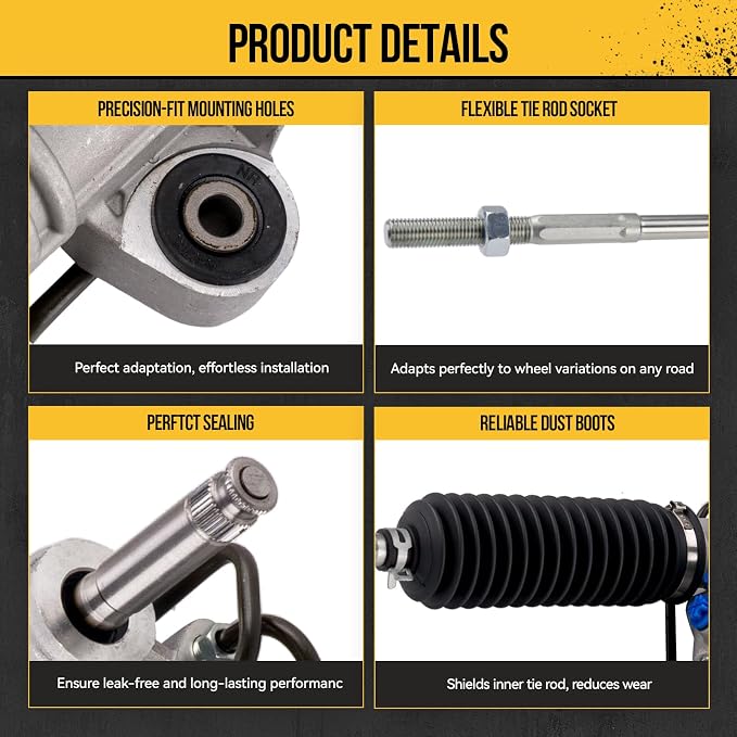 KAC Hydraulic Power Steering Rack and Pinion Assembly Compatible with Subaru 2008-2011 Impreza, 2012-2014 Impreza 2.5L, 2013-2014 WRX/WRX/STI Replace# 262326