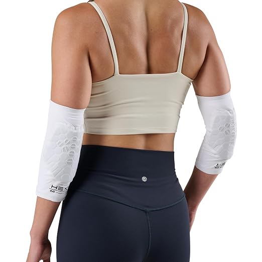McDavid HEX Viz Knee / Elbow Pad Pair White/Grey M