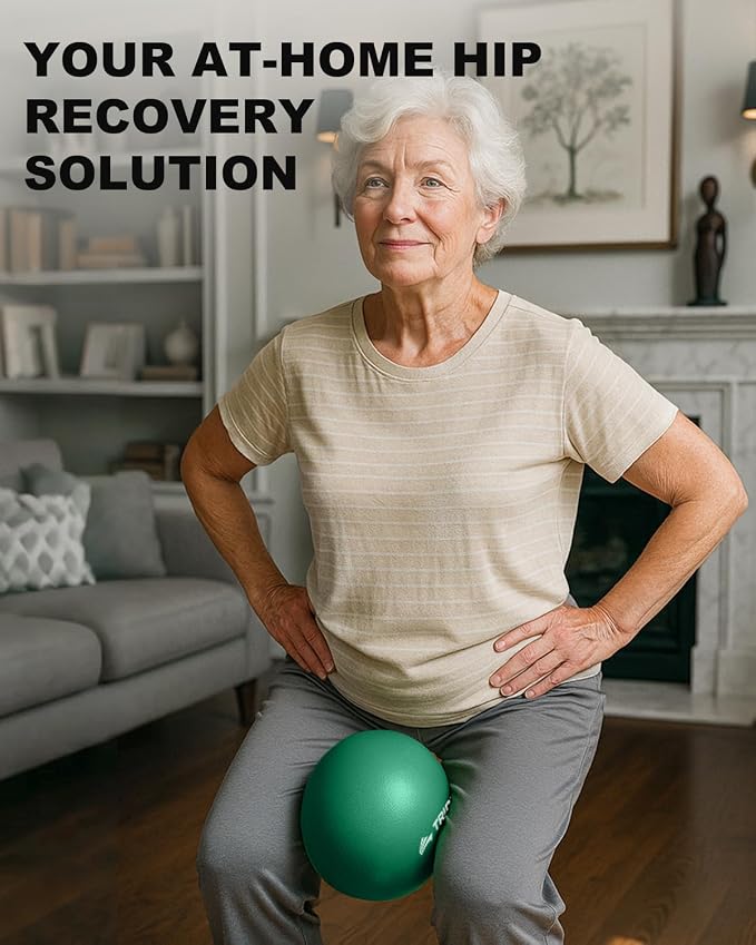 Trideer Exercise Balls Physical Therapy, 9 Inch Pilates Ball Between Knees for Physical Therapy, Mini Exercise Ball - Yoga Ball, Small Workout Balls for Core Strength and Back Support with Guide