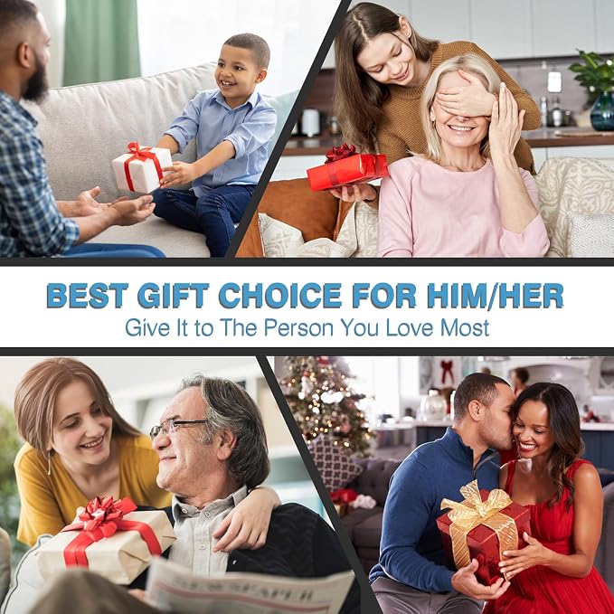 cotsoco Massage Gun Deep Tissue for Pain Relief with 4 Massage Heads & 6 Speeds, Electric Mini Handheld Body Massager for Any Pain Relief, Best Gifts for Men and Mom