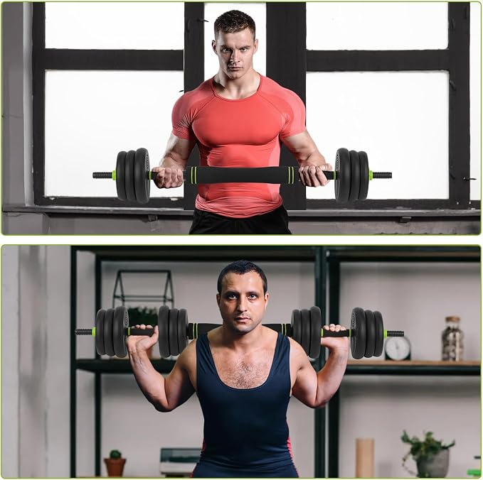 Adjustable Dumbbells, 44/66/88Lbs Free Weight Set with Connector, 4 In1 Weight Dumbbell Set Used As Kettlebells, Barbell, Push Up Stand, Fitness Exercise for Home Gym Suitable Men/Women