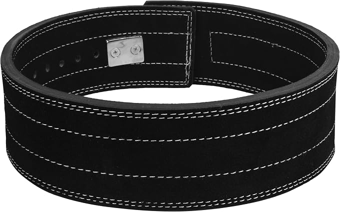 DEFY Weightlifting Lever Belt – 4” Wide Powerlifting Strongman Gym Belt for Men & Women – 10MM Lever Belt for Lower Back Support, Workout, Deadlift & IPF Bodybuilding