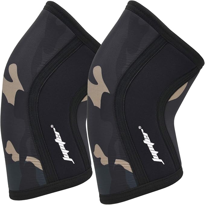 Knee Sleeves (1 Pair), 7mm Compression Knee Braces for Squats,Weightlifting,Powerlifting,Cross Training for Men & Women (X-Large)