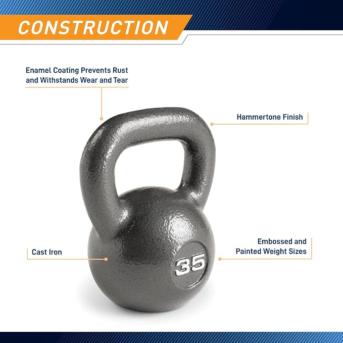 Marcy Hammertone Kettle Bells - 10 to 55 lbs. HKB Workout Weights