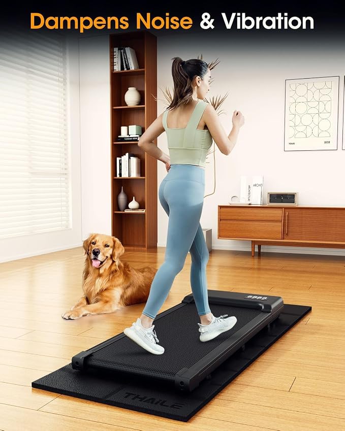 Treadmill Walking Pad Mat for Carpet Floors 71x32 | Treadmill Mat for Hardwood Under Walking pad Treadmill Bike Exercise Equipment, Noise Shock Absorption, Stationary