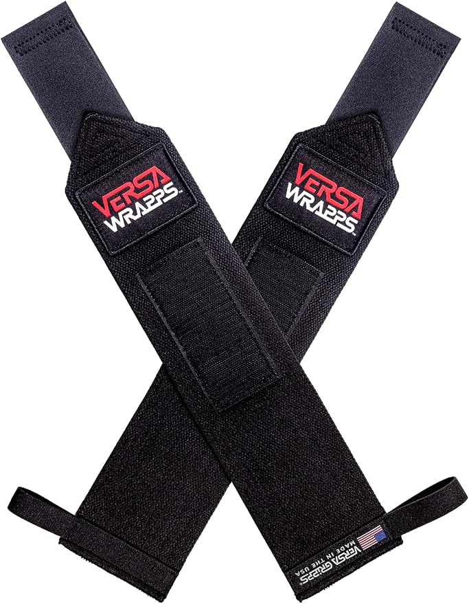 VERSA GRIPPS® Wrapps Wrist Wraps | Locks in Wrist Motion for Extreme Press Exercises, Handcrafted in the USA