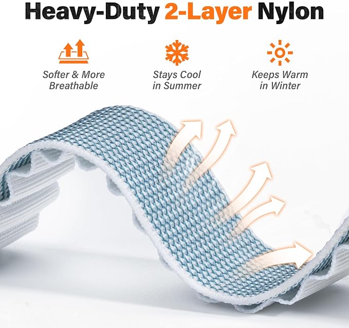 Alpine Loop Nylon Watch Band Compatible with Garmin Fenix 5X / 6X / 7X / 8 51mm, Quickfit 26mm Rugged Watch Bands for Garmin Fenix 8 Pro 51mm / 7X Pro / 6X Pro / 5X Plus, for Fenix 3, Tactix Delta