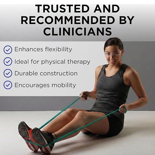 THERABAND Professional Latex Resistance, Workout Band, Exercise, 6', Green