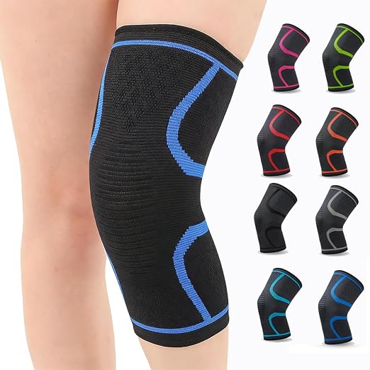 Knee Brace for Women & Men - Knee SupportSleeve for Running (Dark Blue)