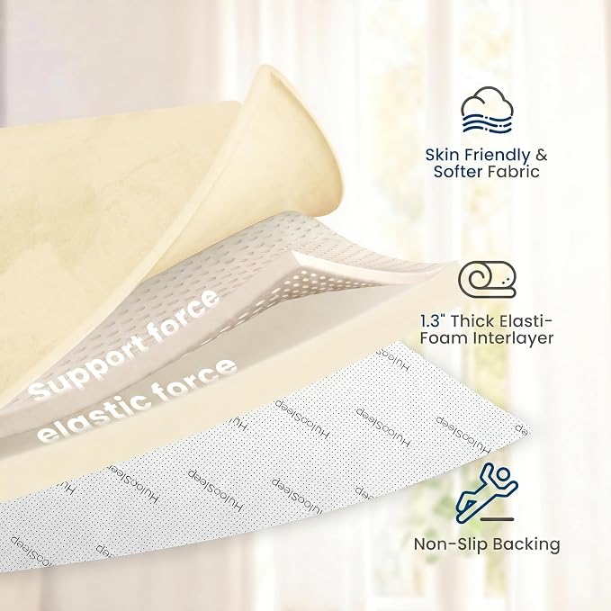 Baby Play Mat for Floor,Extra Large 71"×79" Playpen Mat for Toddler,Infant,Kids,1.3" Thick Non-Slip Nursery Rug,Water Repellent Soft Padded Activity Mats for Tummy Time(Vanilla)