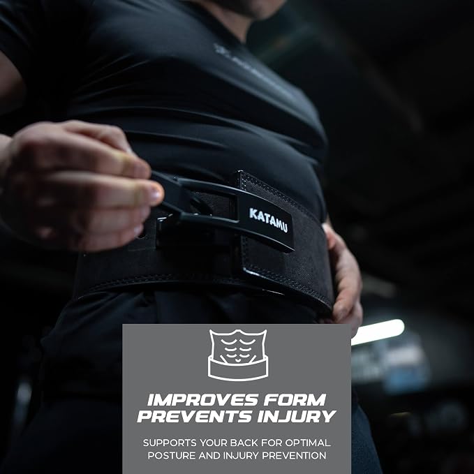 Katamu USPA & IPL Approved Premium Lever Belt | — 10mm and 13mm Leather