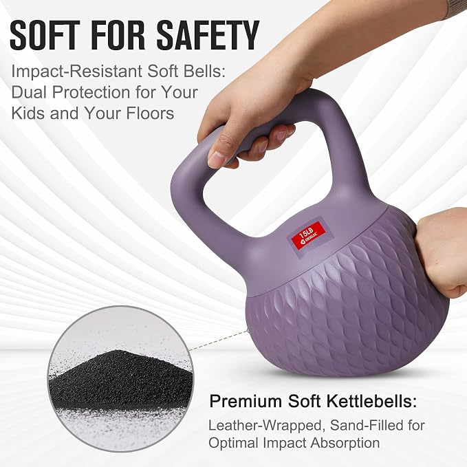 Soft Kettlebell, Safe Strength Training Kettlebells for Women