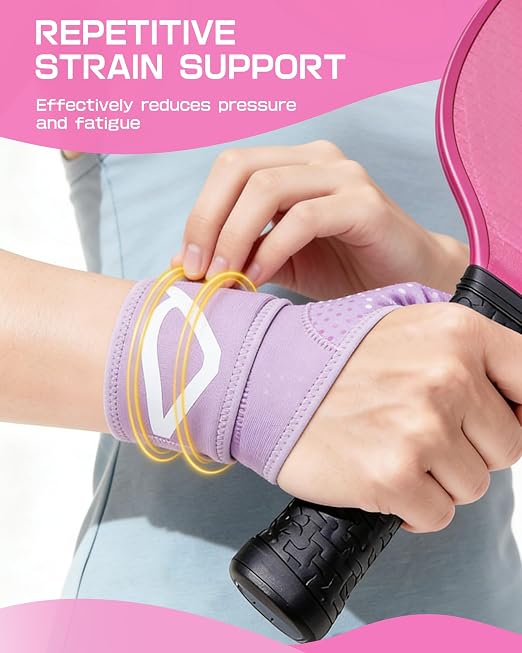 Wrist Brace with Soft-Touch Fabric, Left, S | Compression Wrist Support for Daily Wear, Typing & Work, Adjustable Wrist Wrap for Mild Carpal Tunnel, Tendonitis