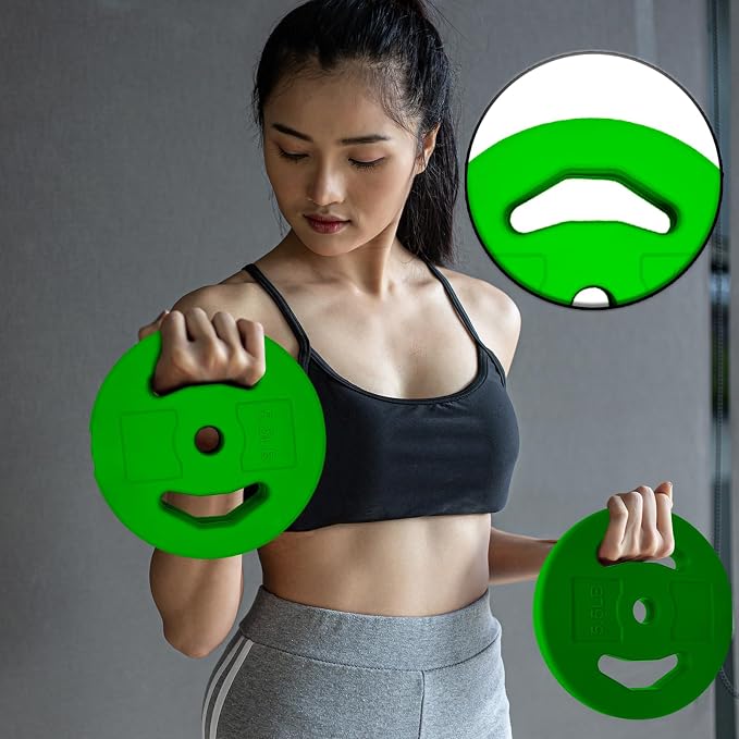 Garvee Adjustable Barbell Weight Set, Adjustable Free Weights Cardio Pump Set for Home Gym,Multi-Color, 20 kg