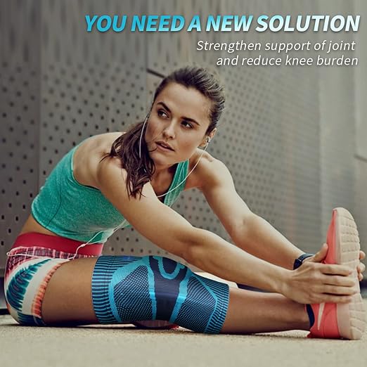 NEENCA Knee Braces for Knee Pain Relief, Compression Knee Sleeves with Patella Gel Pad & Side Stabilizers, Knee Support for Weightlifting, Running, Workout, Arthritis, Meniscus Tear, Men Women. ACE-53 | Patented Patella Gel Pad & Side Stabilizers, Comp...