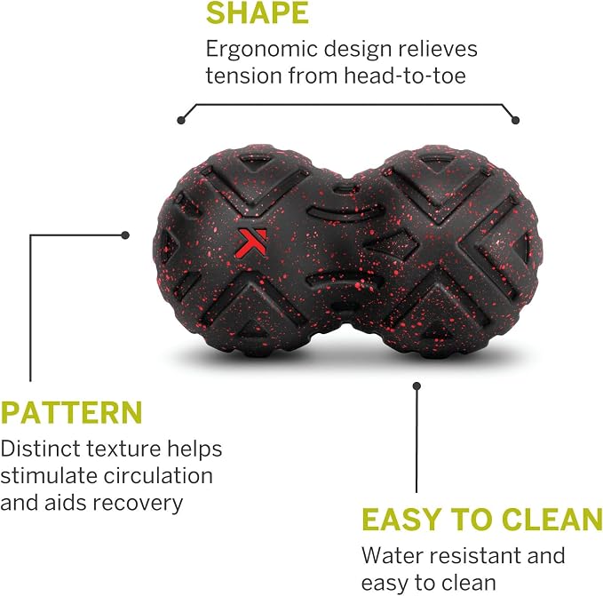 Trigger Point Performance TriggerPoint Universal Double Massage Ball 8-Inch Textured Roller