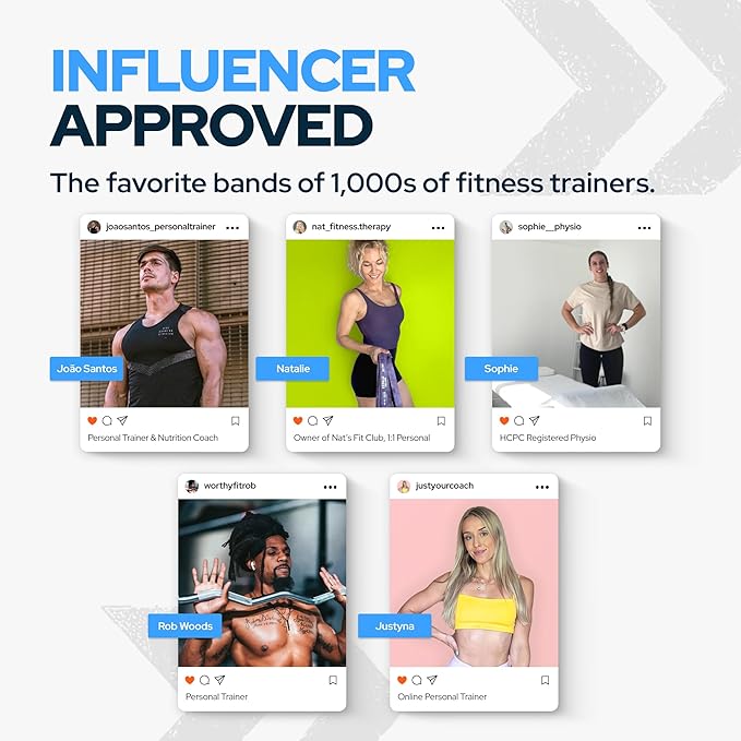 Pull Up Assistance Resistance Bands - Long Loop Power Bands for Men and Women - Strength Power Flexibility Training at Home & Gym - Ebooks & Workout Chart Included by Iron Core Fitness