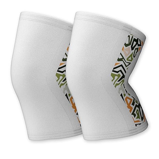 5mm Knee Brace For Women Men for Fitness, Weightlifting L (1 Pair) | Knee Support ,Knee Compression Sleeve, Non-Slip Braces for Training & Fitness, Weightlifting, Neoprene