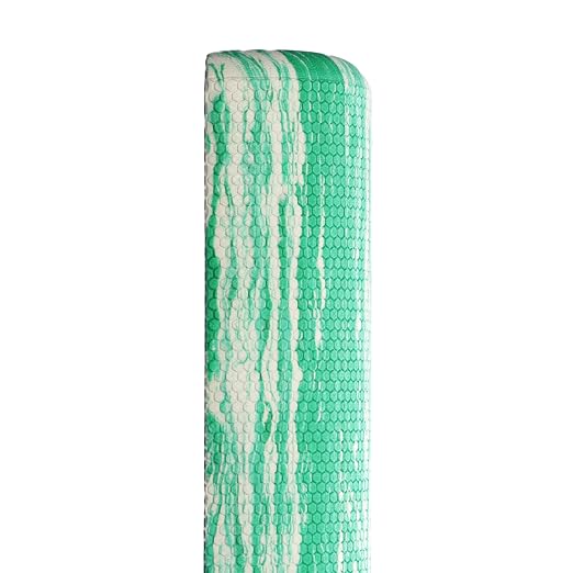 OPTP PRO-ROLLER Standard Density Foam Roller – Half-Round, Green, 36" x 3" | Standard density foam roller for physical therapy, Pilates, yoga foam roll exercises, and muscle recovery, Half-round