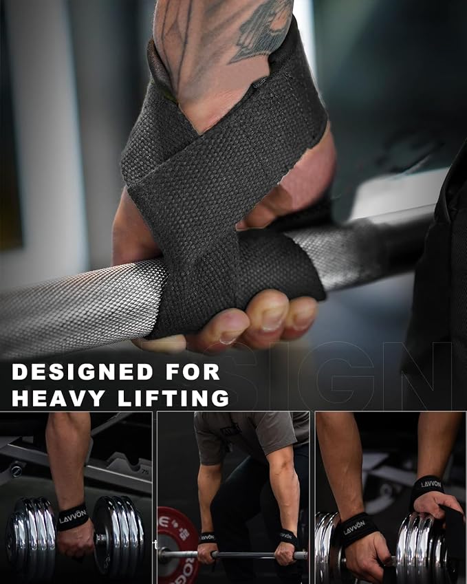 Barbell Squat Pad Set- Nylon Padding AntiSlip- Thick Foam Hip Thrusts Pads | Bench Press/Lunges/Bar Squats Padding Cushion -Standard Olympic Weight Bar Pad(Wrist Straps Weightlifting-Ankle Straps)