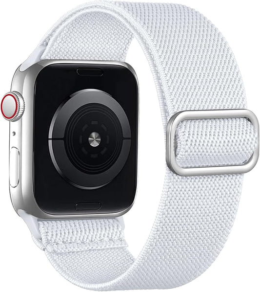 Lerobo Braided Band Compatible with Apple Watch Series 11 10 9 8 7 46mm 45mm 41mm Ultra SE 3 2 1 49mm Series 6 5 4 3 44mm 40mm 38mm 42mm Men iWatch Bands Women Stretchy Nylon Solo Loop Sport Strap
