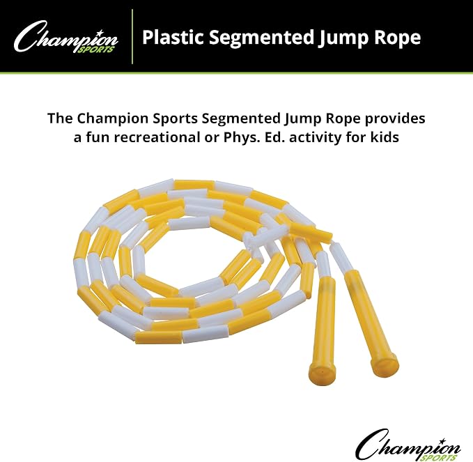 Champion Sports Plastic Segmented Jump Rope